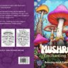 mushroom enchanting world adult coloring book