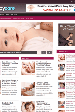 Baby Care PLR Blog
