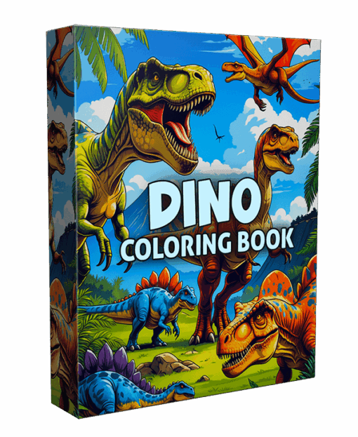 Printable Dinosaur Coloring Book