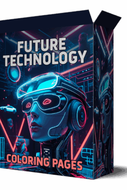 Future Technology Coloring Pages for Kids