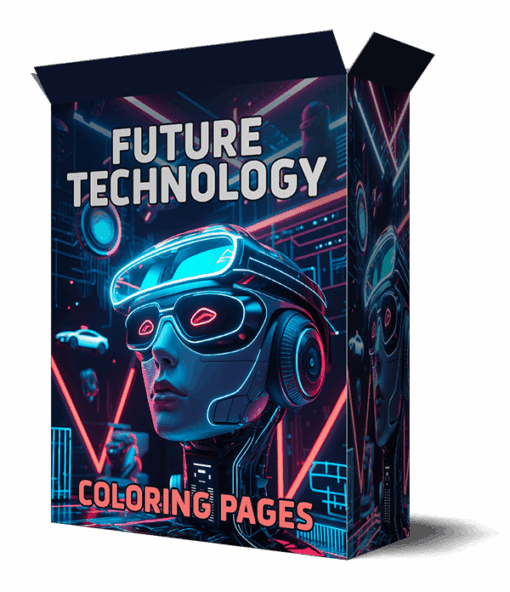 Future Technology Coloring Pages for Kids