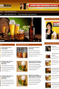 Home Brewing PLR Blog