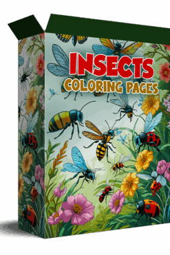 Insect Coloring Pages for Kids