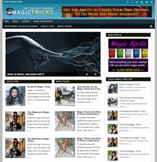 Magic Tricks PLR Blog