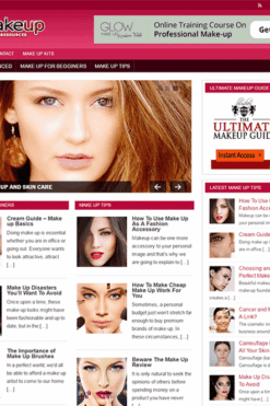 Makeup Tips PLR Blog
