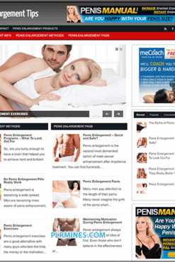 Penis Enlargement Niche WordPress Website