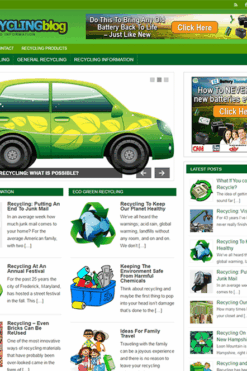 Recycling PLR Blog