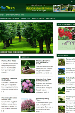 Save the Trees PLR Blog