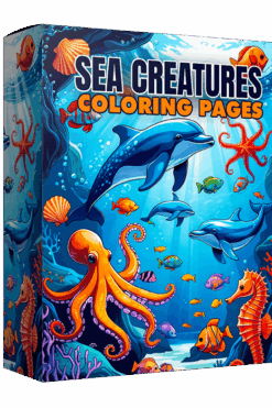 Sea Creature Coloring Pages for Kids