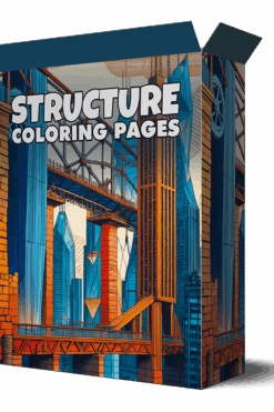 Structure and Architecture Coloring Pages