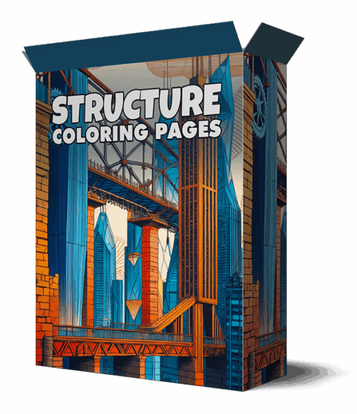 Structure and Architecture Coloring Pages