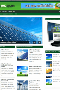 Wind And Solar PLR Blog